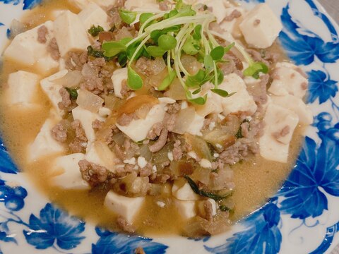 さっぱり和風麻婆豆腐